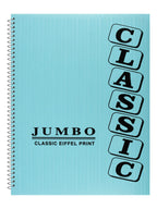 Eiffel Print Jumbo 6-Subject Notebook – 300 Sheets