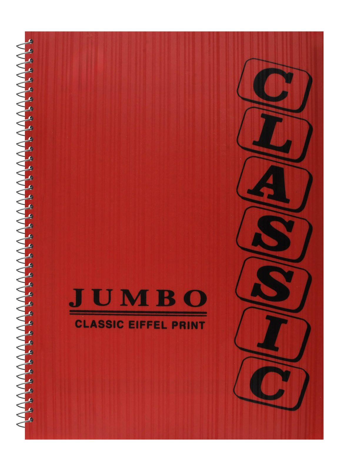 Eiffel Print Jumbo 6-Subject Notebook – 300 Sheets