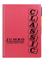 Eiffel Print Jumbo 6-Subject Notebook – 300 Sheets