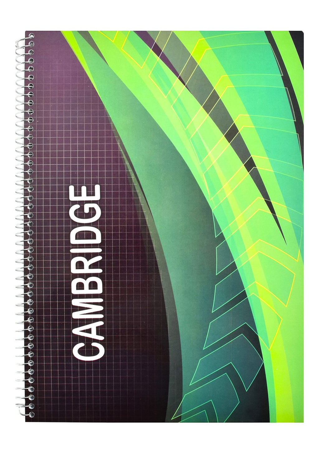 Eiffel Print Wire-Bound Squared Notebook A4 – 80 Sheets, 1/2 cm