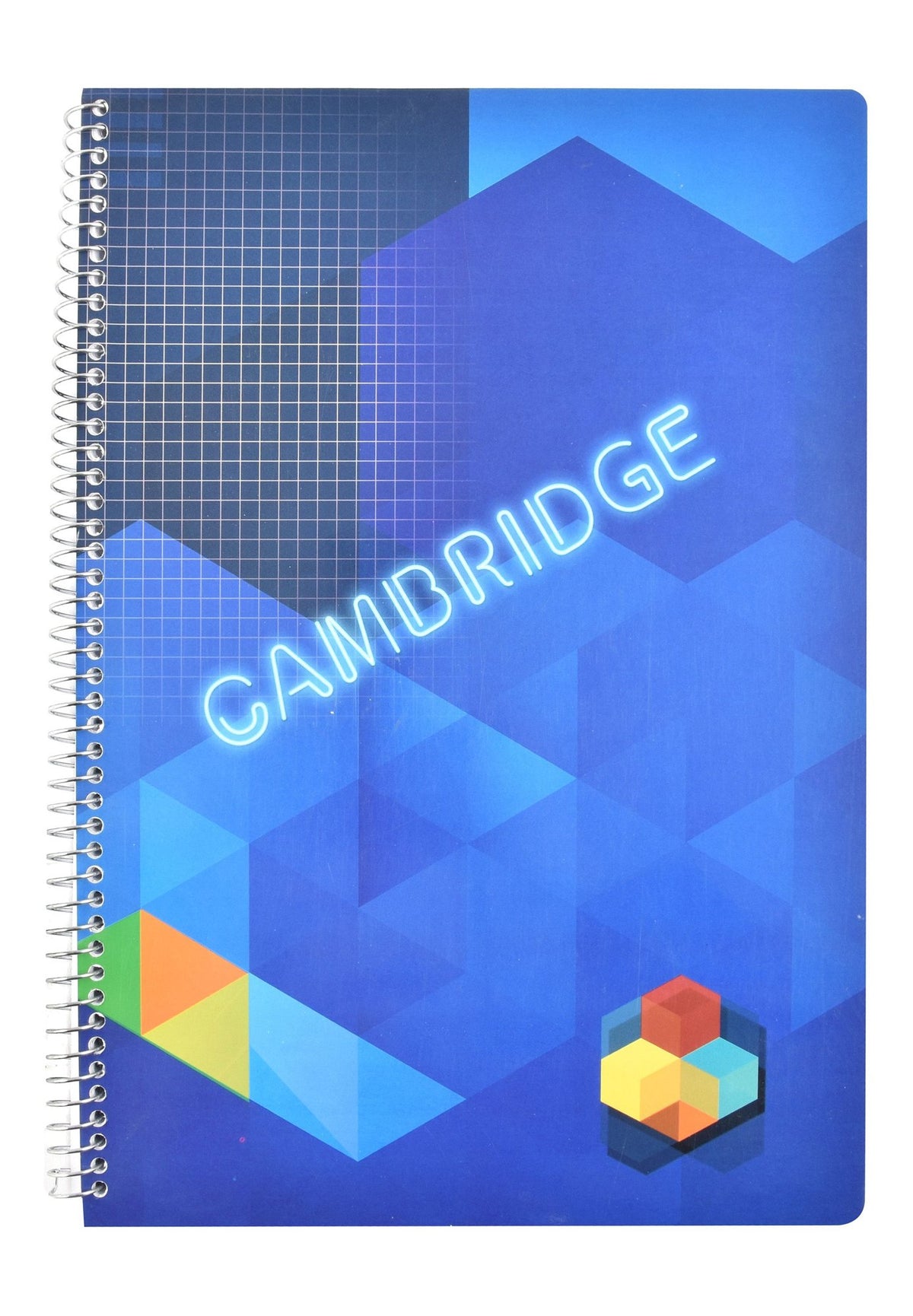 Eiffel Print Cambridge A4 Green Spiral Grid Notebook – 100 Sheets