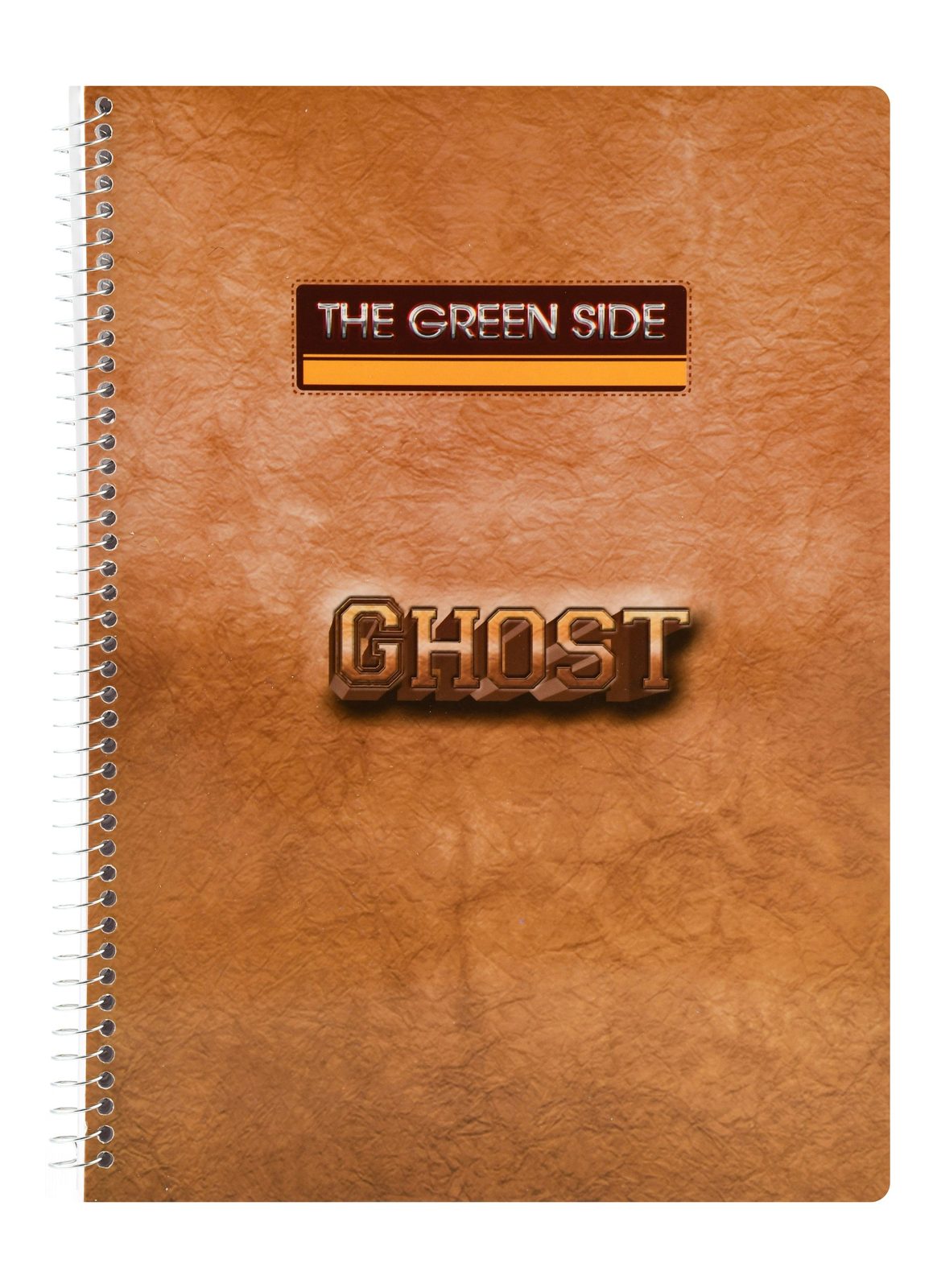 Eiffel Print Ghost Wire-Bound English Notebook – 80 Sheets