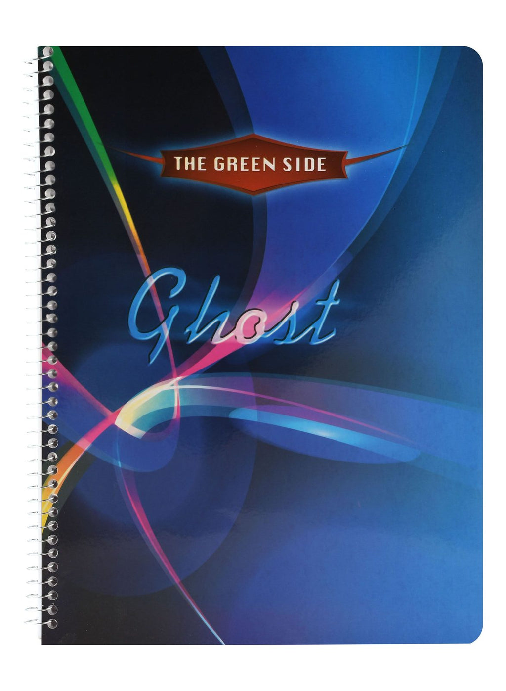 Eiffel Print Ghost Wire-Bound English Notebook – 80 Sheets