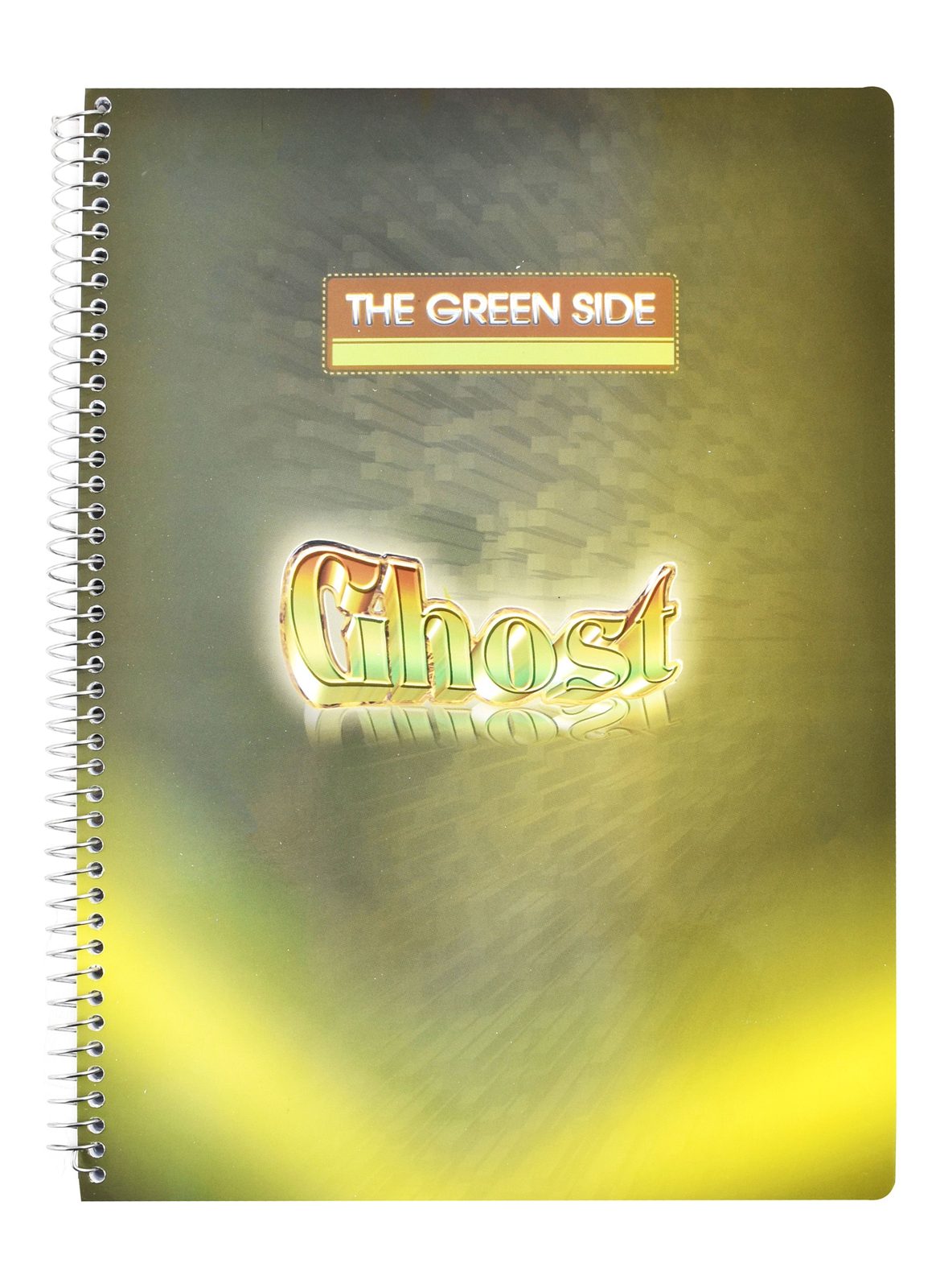 Eiffel Print Ghost Wire-Bound English Notebook – 80 Sheets