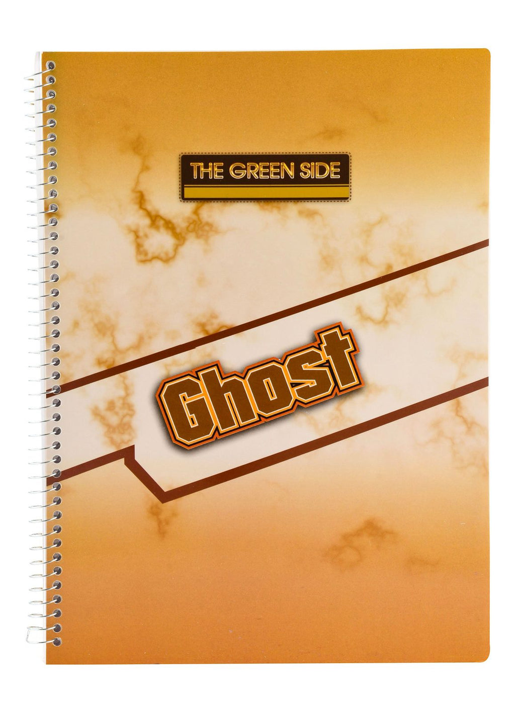 Eiffel Print Ghost Wire-Bound English Notebook – 80 Sheets