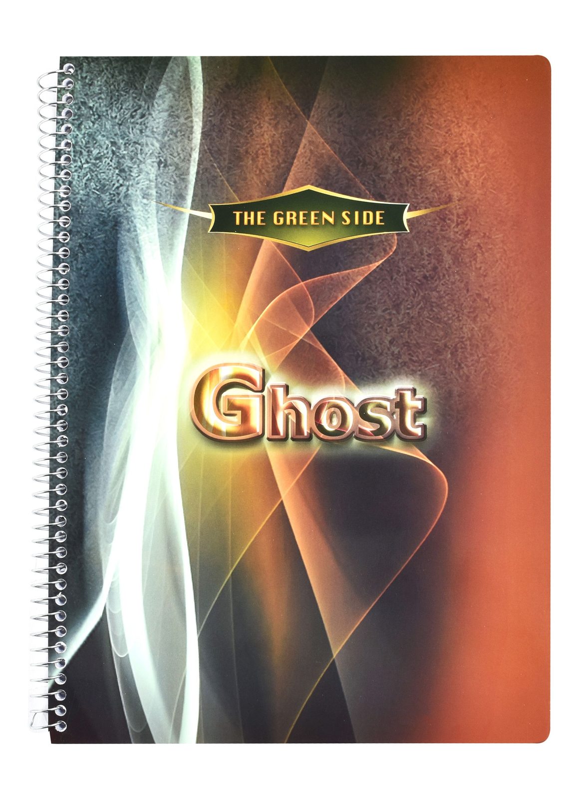Eiffel Print Ghost Wire-Bound English Notebook – 80 Sheets
