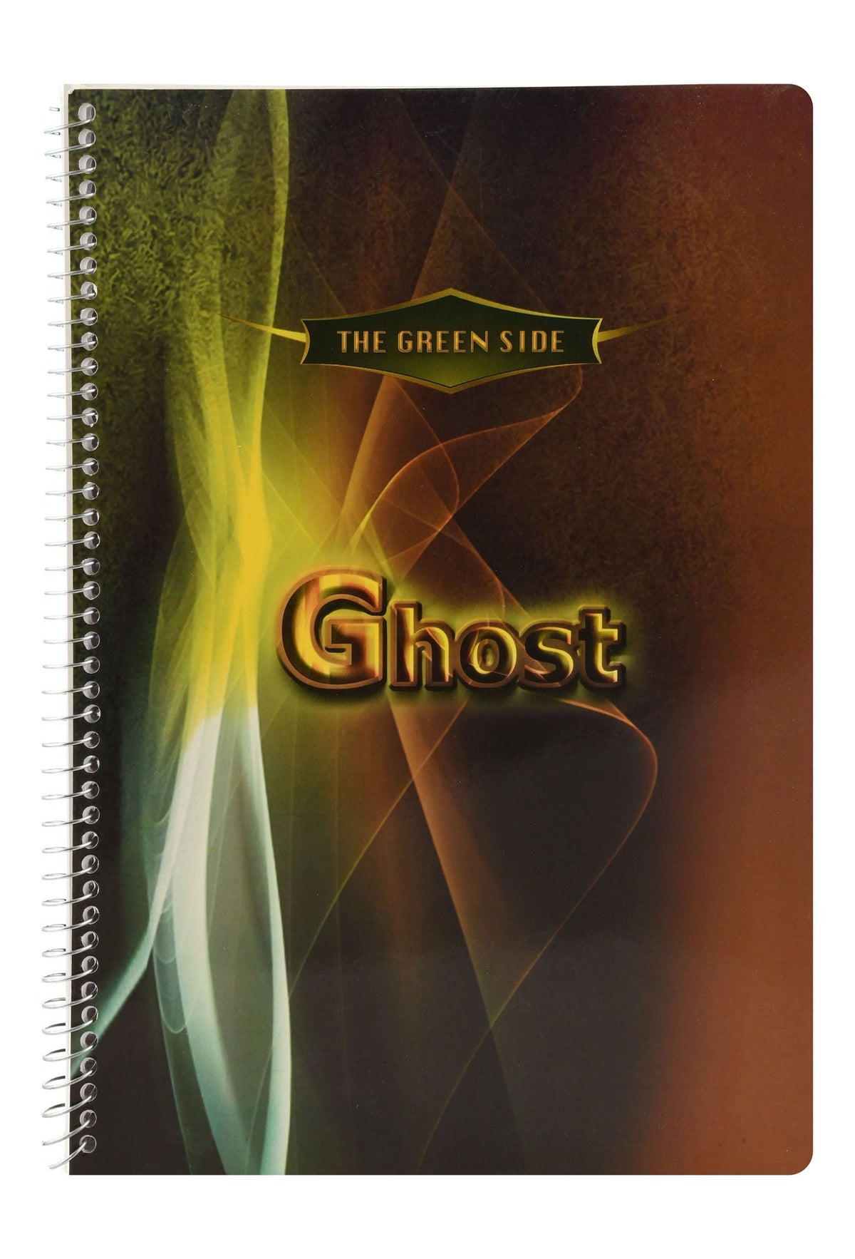 Eiffel Print Ghost A4 Purple Spiral Double Lined Notebook – 100 Sheets