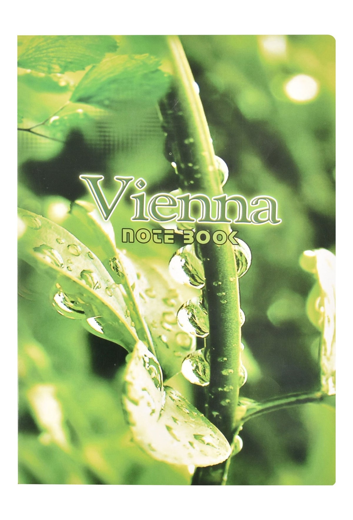 Eiffel Print Vienna A4 Red Double Lined Notebook – 100 Sheets