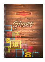 Eiffel Print Ghost Wire-Bound English Notebook – 60 Sheets