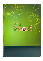 Eiffel Print Ghost Wire-Bound English Notebook – 60 Sheets