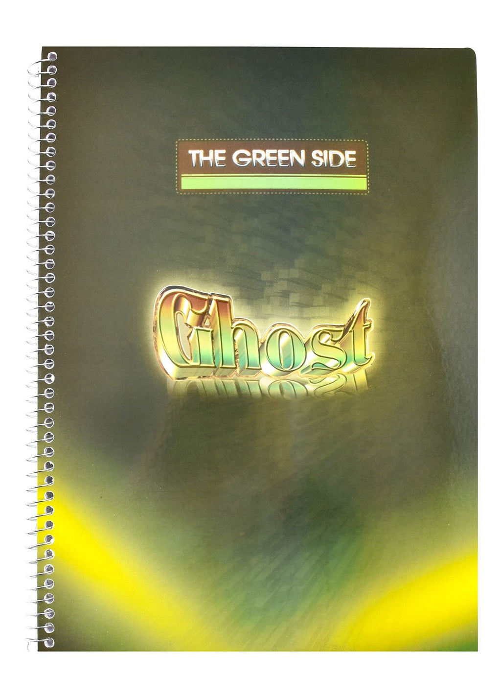 Eiffel Print Ghost Wire-Bound English Notebook – 60 Sheets