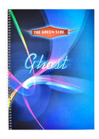 Eiffel Print Ghost Wire-Bound English Notebook – 60 Sheets
