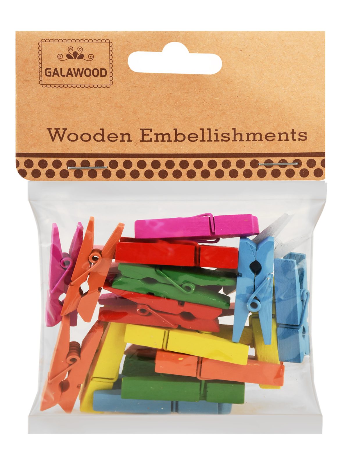 Al-Sahhar Kraft Clothespins – Medium, No. 12
