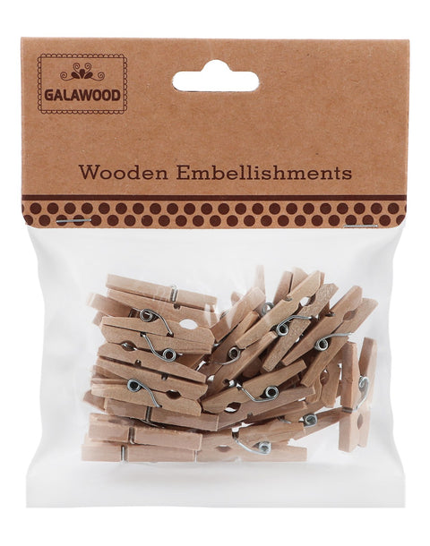 Small Wooden Crafting Pegs No. 14