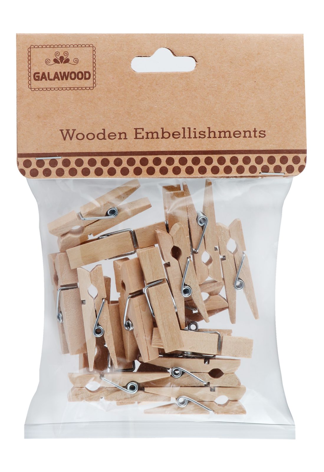 Al-Sahhar Small Plain Clothespins No. 15