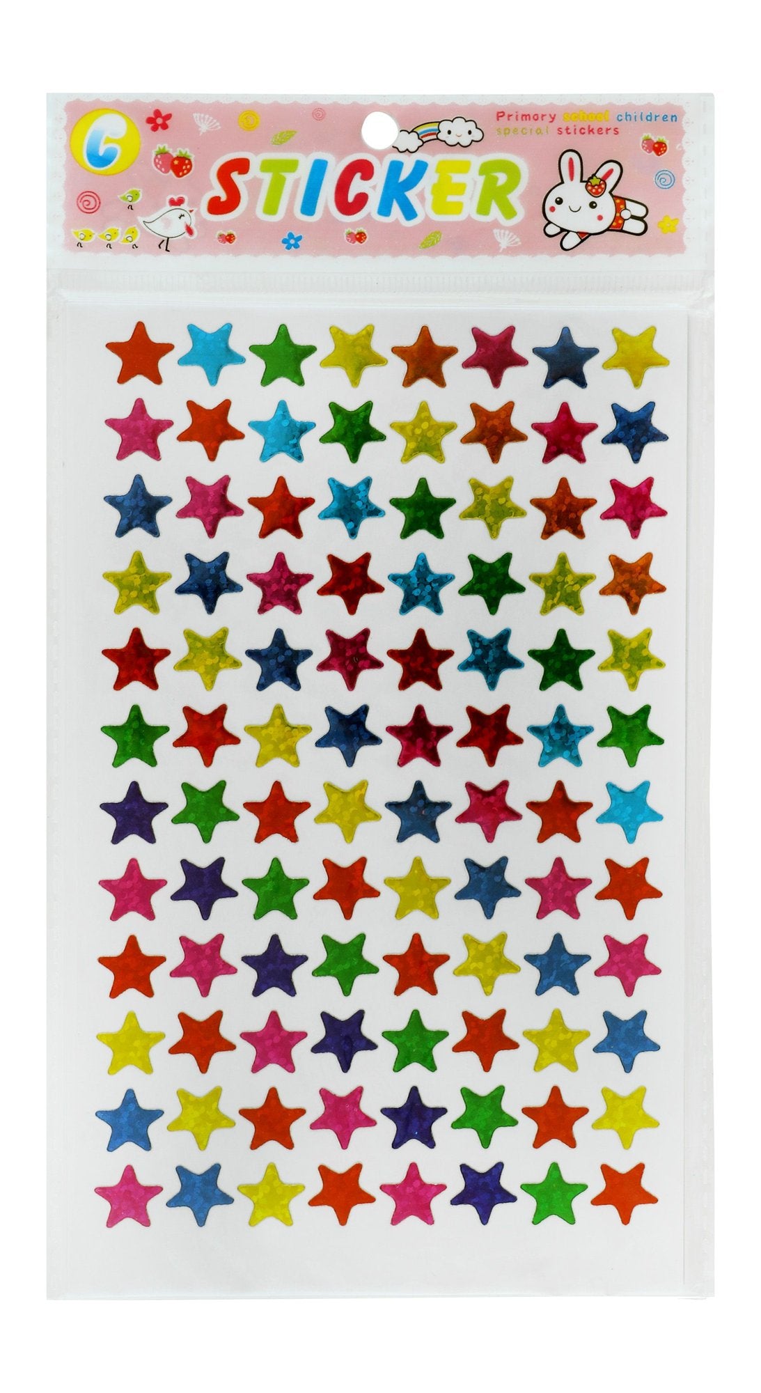 Assorted Star Shaped Stickers
