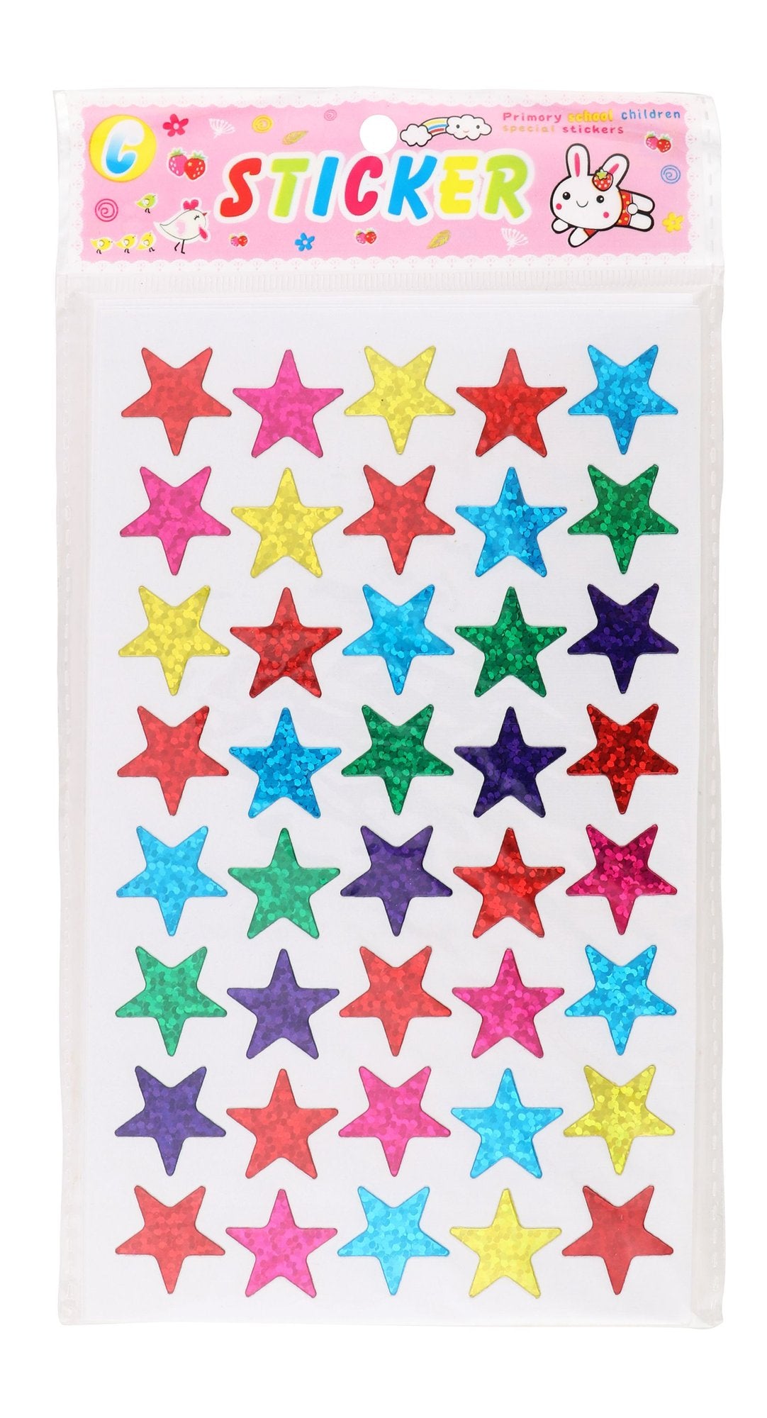Assorted Star Shaped Stickers