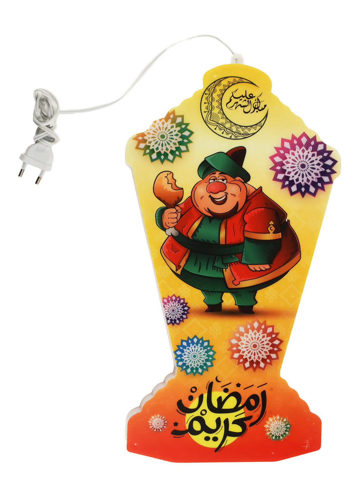 Ramadan Kareem 10 Ink Color 0.7mm Ballpoint Pen with Fananes Shaped Tip