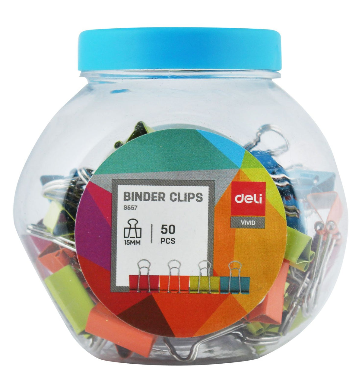 Deli Colored Paper Clips Box No. 8557