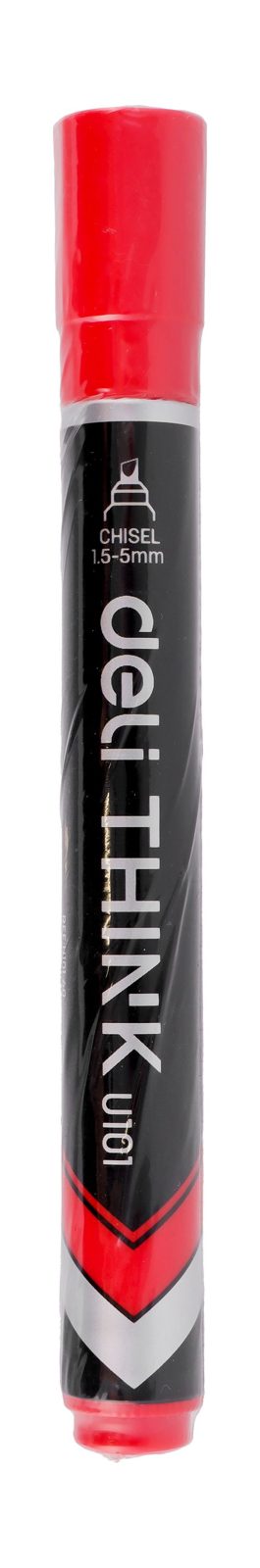 Permanent Marker Chisel Tip – Red