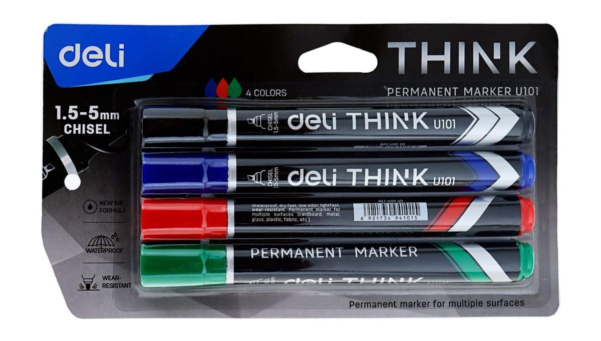 Whiteboard Markers Round Tip – 4 Colors