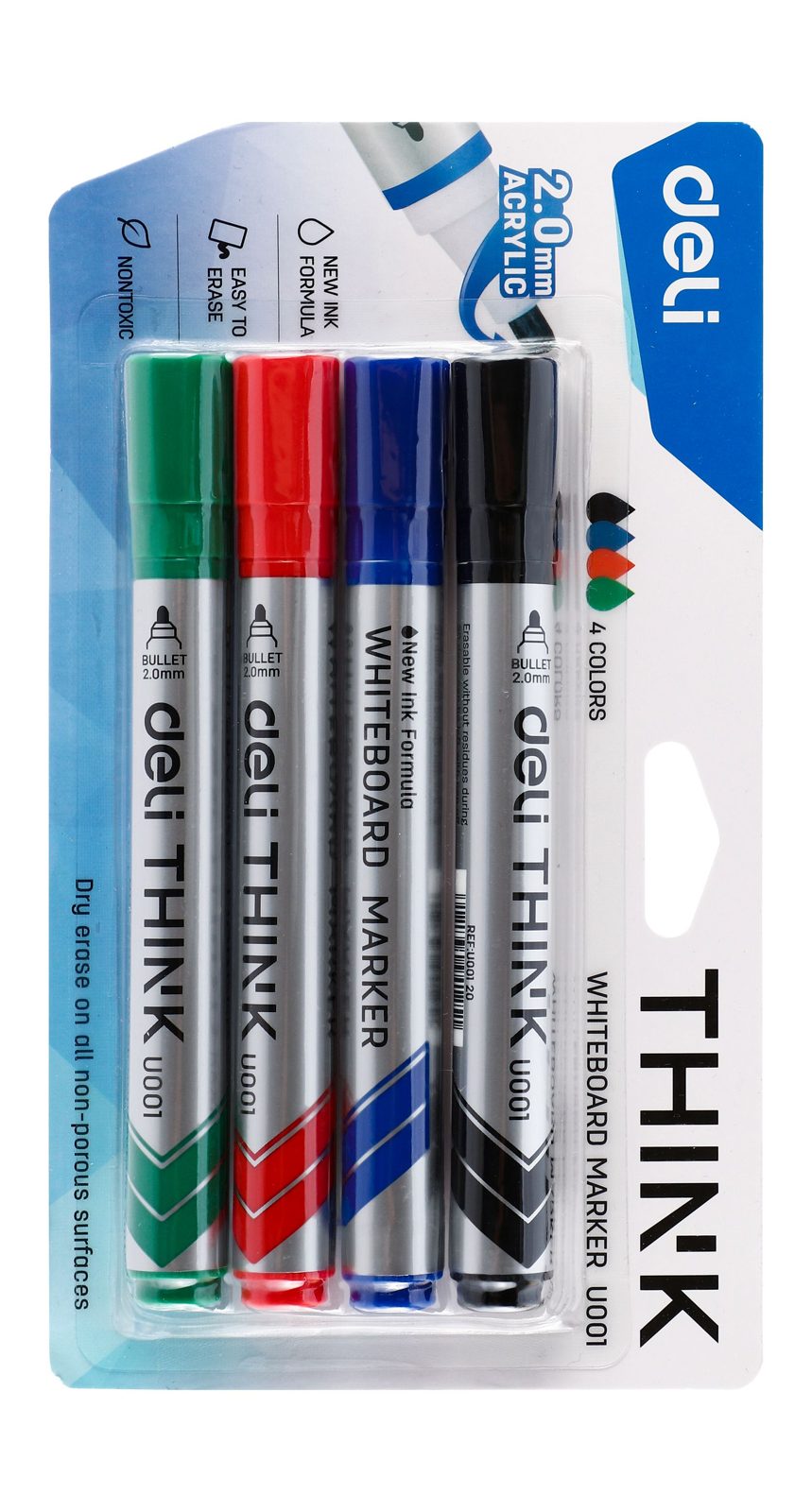 Deli Whiteboard Marker Set