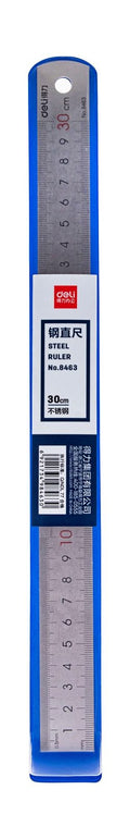 Deli Metal Ruler 30 cm, 8463
