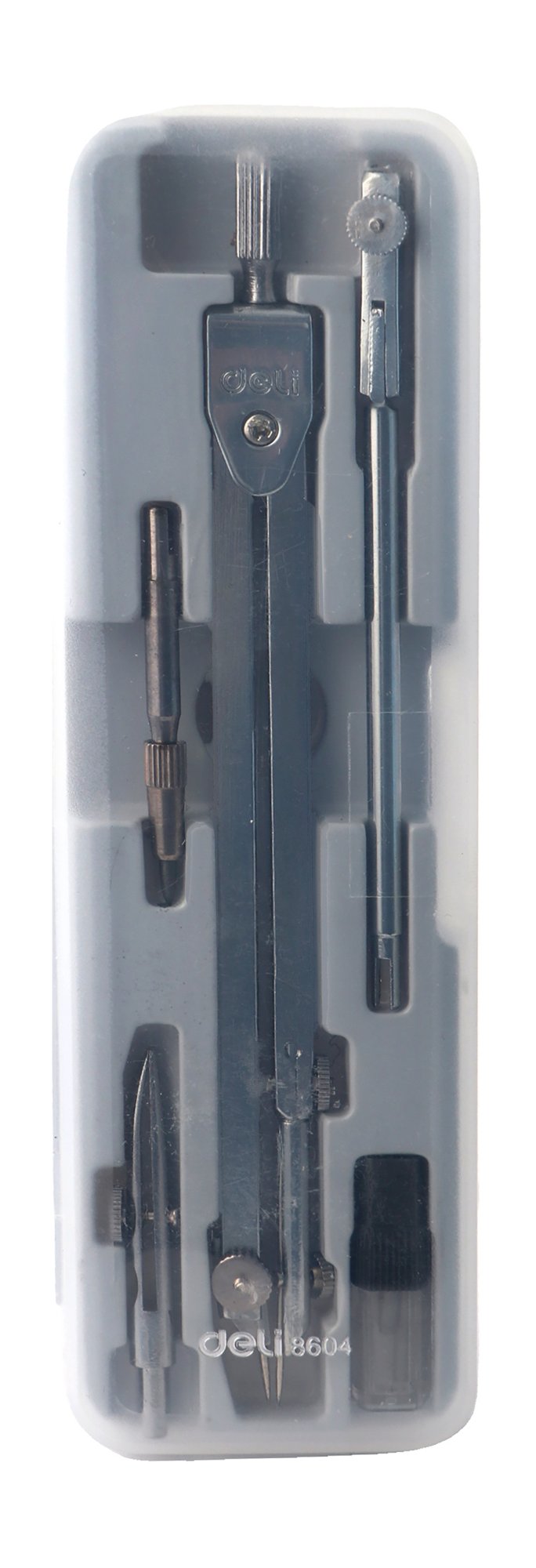 Deli Silver Compass Set – 5 Pieces
