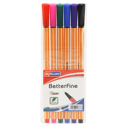 BetterFine 0.4mm Assorted Ink Fineliner Pens