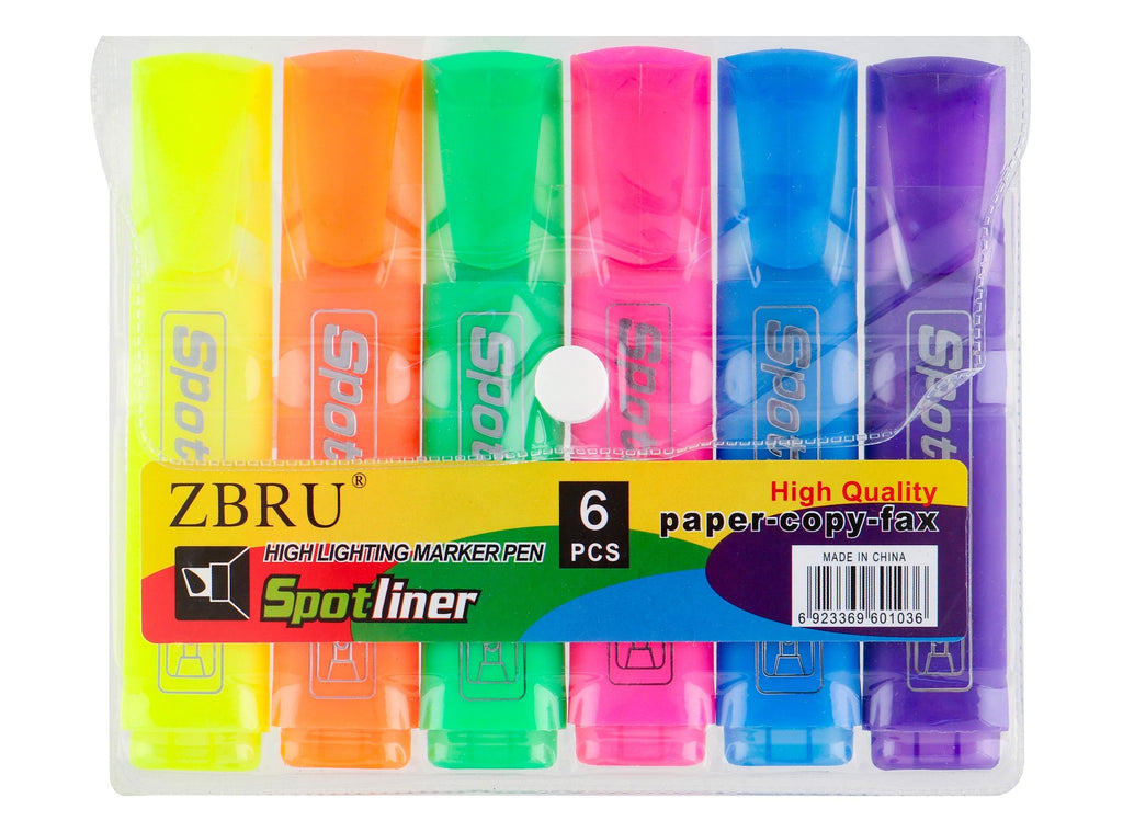 ZBRU Assorted Ink Highlighters