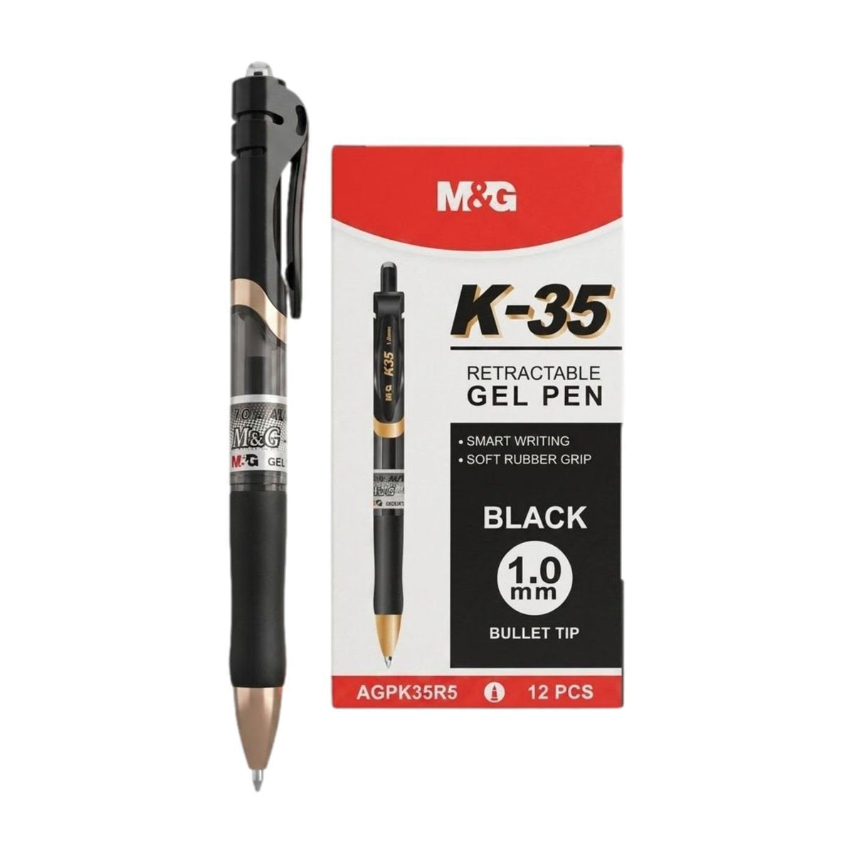M&G K-35 Retractable Gel Pen 1.0 mm