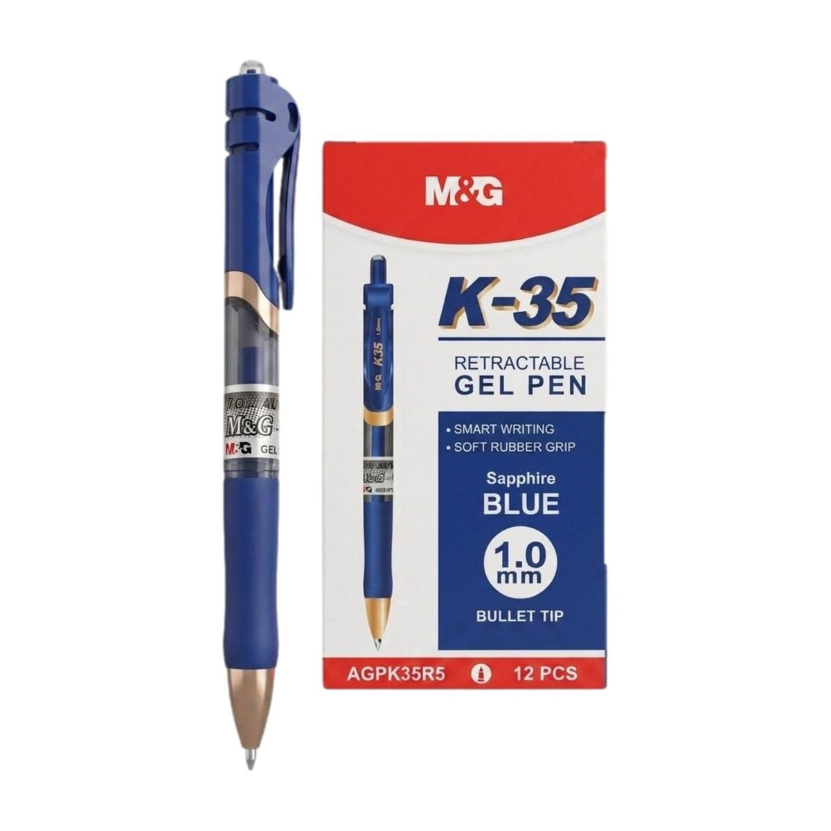 M&G K-35 Retractable Gel Pen 1.0 mm