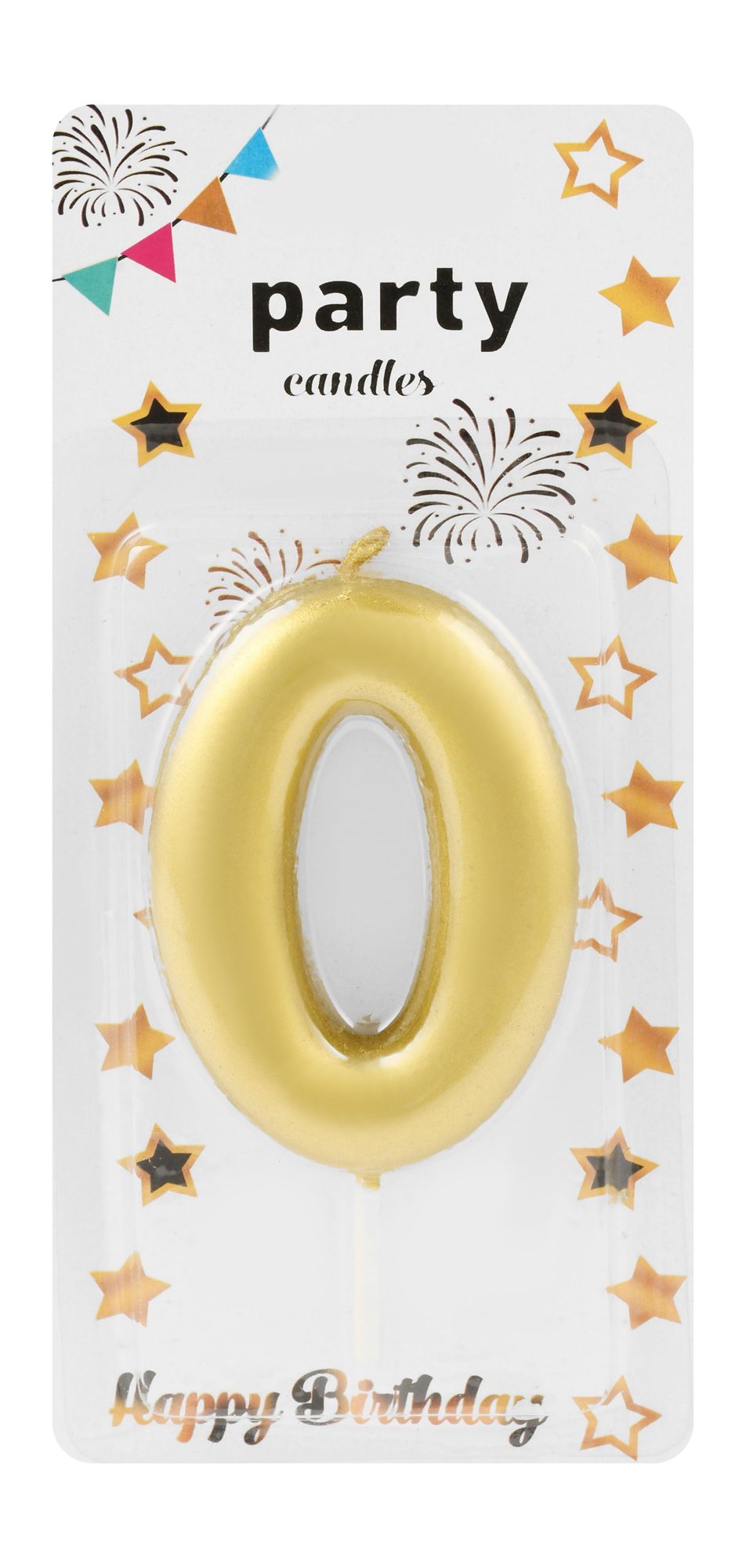 Party Golden Birthday Candle No.2