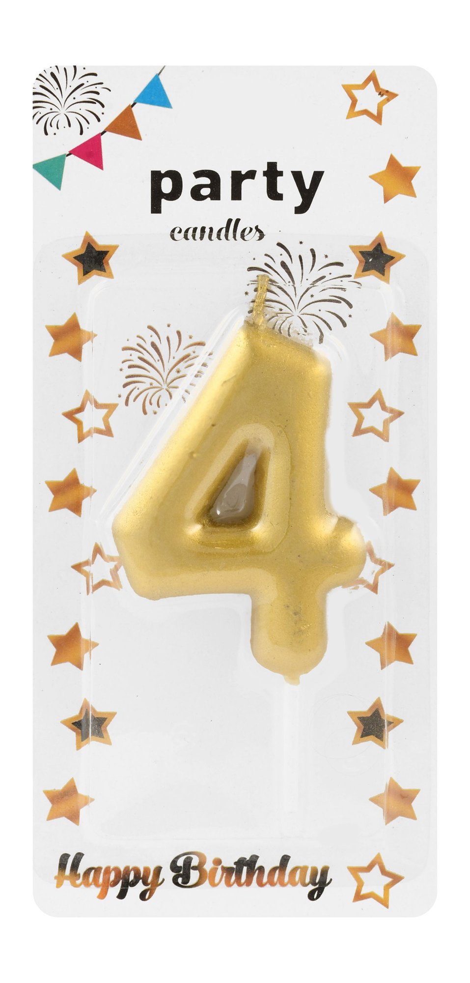 Party Golden Birthday Candle No.2