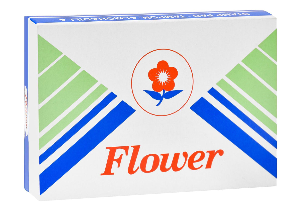Flower Blue Ink Stamp Pad