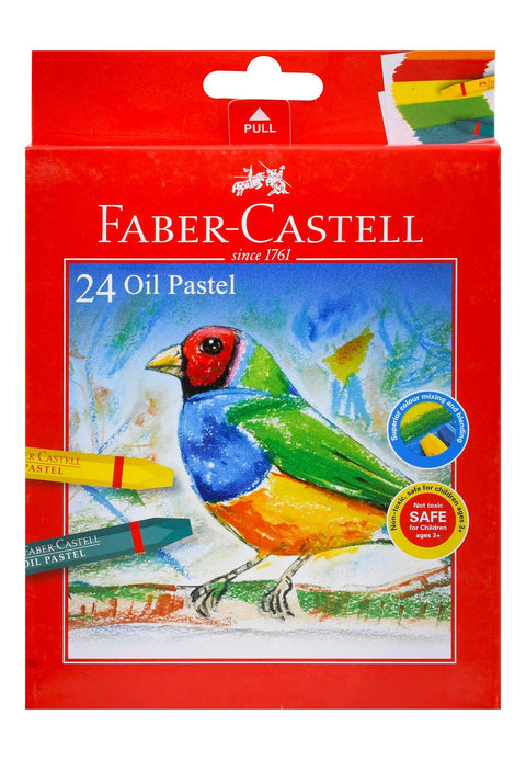 Faber-Castell Oil Pastels – 24 Colors