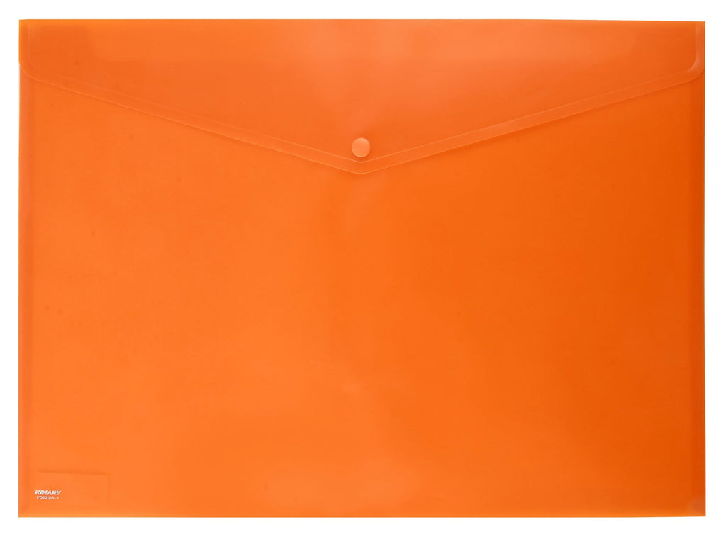 Kinary A3 Blue Plastic Envelope File