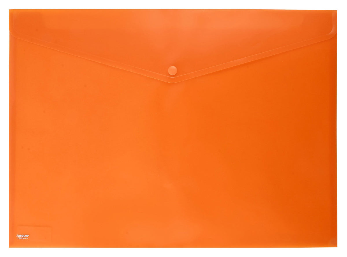Kinary A3 Blue Plastic Envelope File