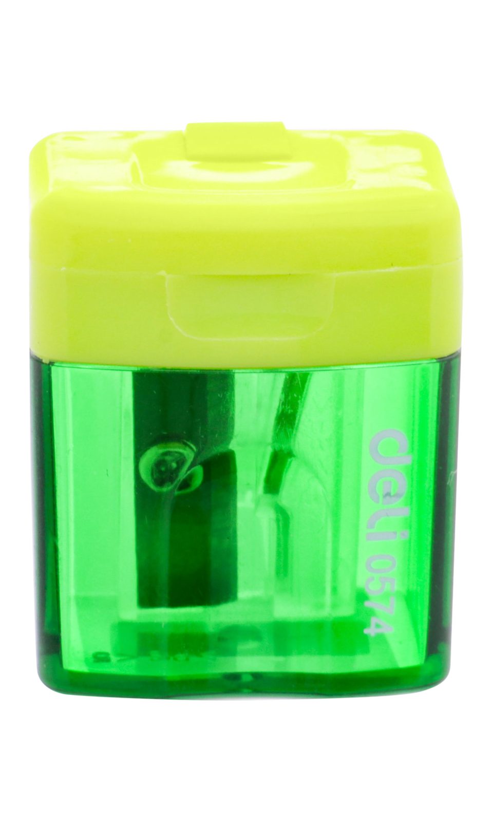 Deli Plastic Sharpener with Container 0574