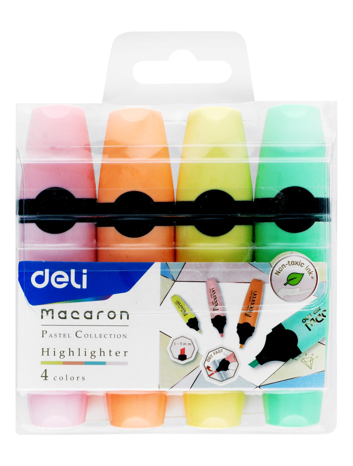 Pastel Highlighter Set – 4 Pens