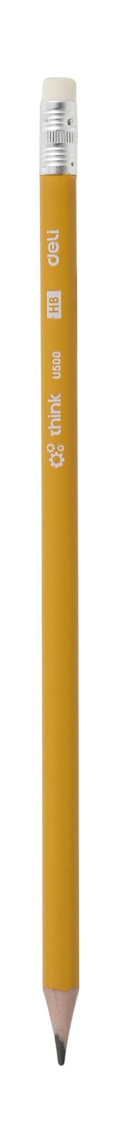 Deli HB Pencil with Eraser U500