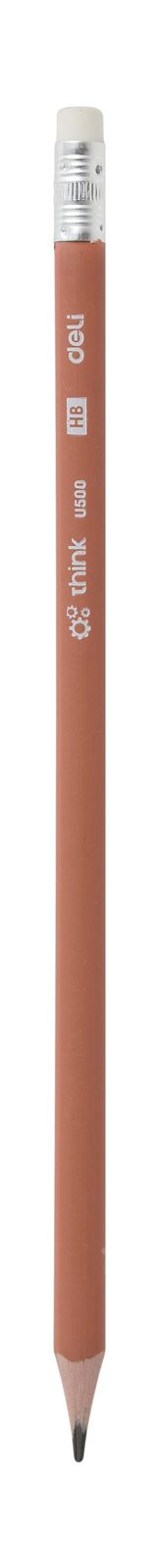 Deli HB Pencil with Eraser U500