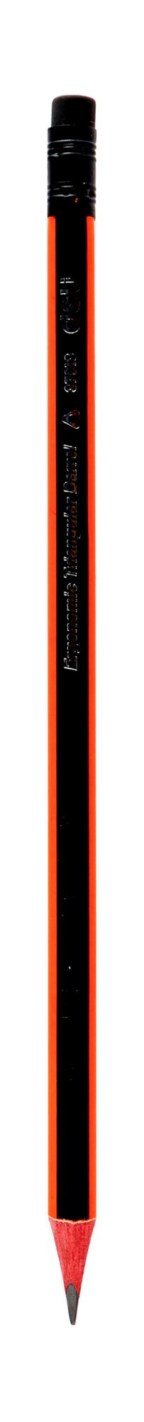 Deli Ergonomic Triangular Barrel 2B Pencil with Eraser Tip