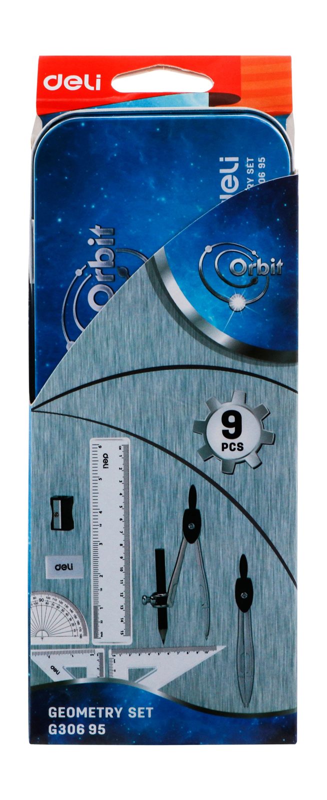 Deli Geometry Set – 9 Pieces