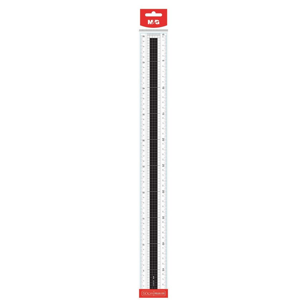 M&G Plastic Ruler 50 cm
