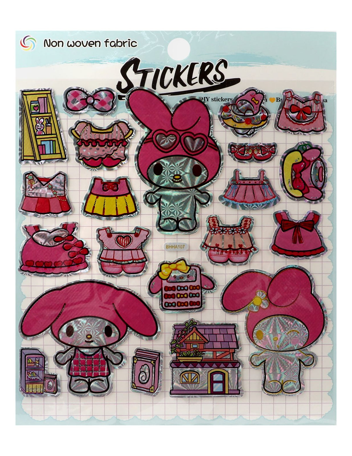 Midad Embossed Stickers No. 553