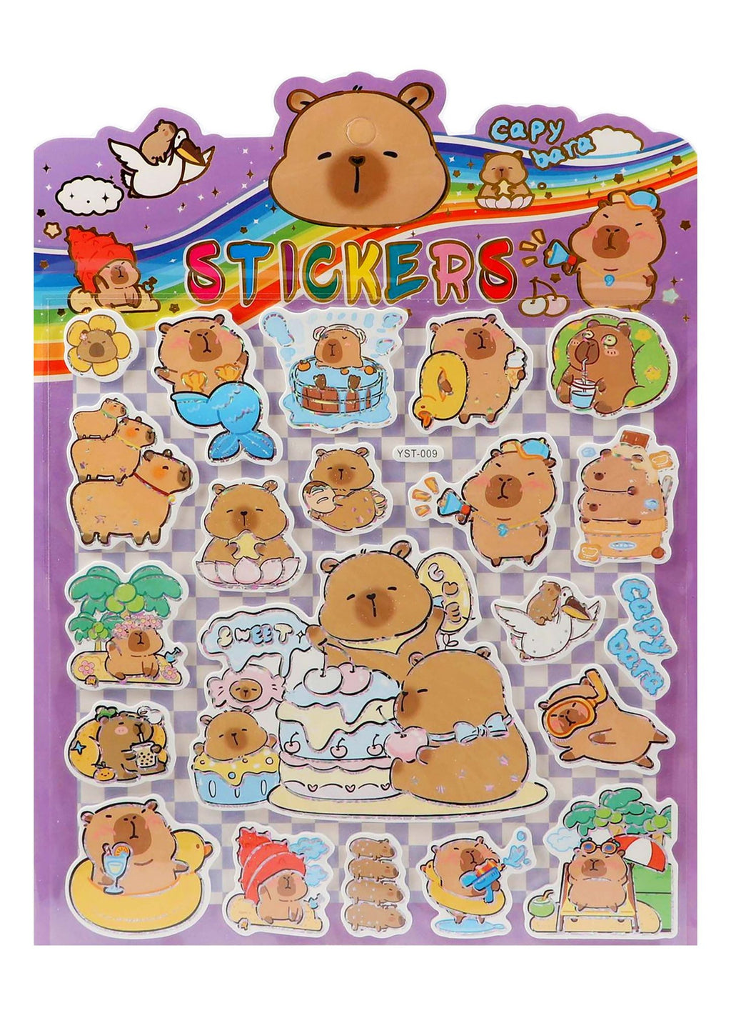 Assorted Kuromi Shaped Stickers