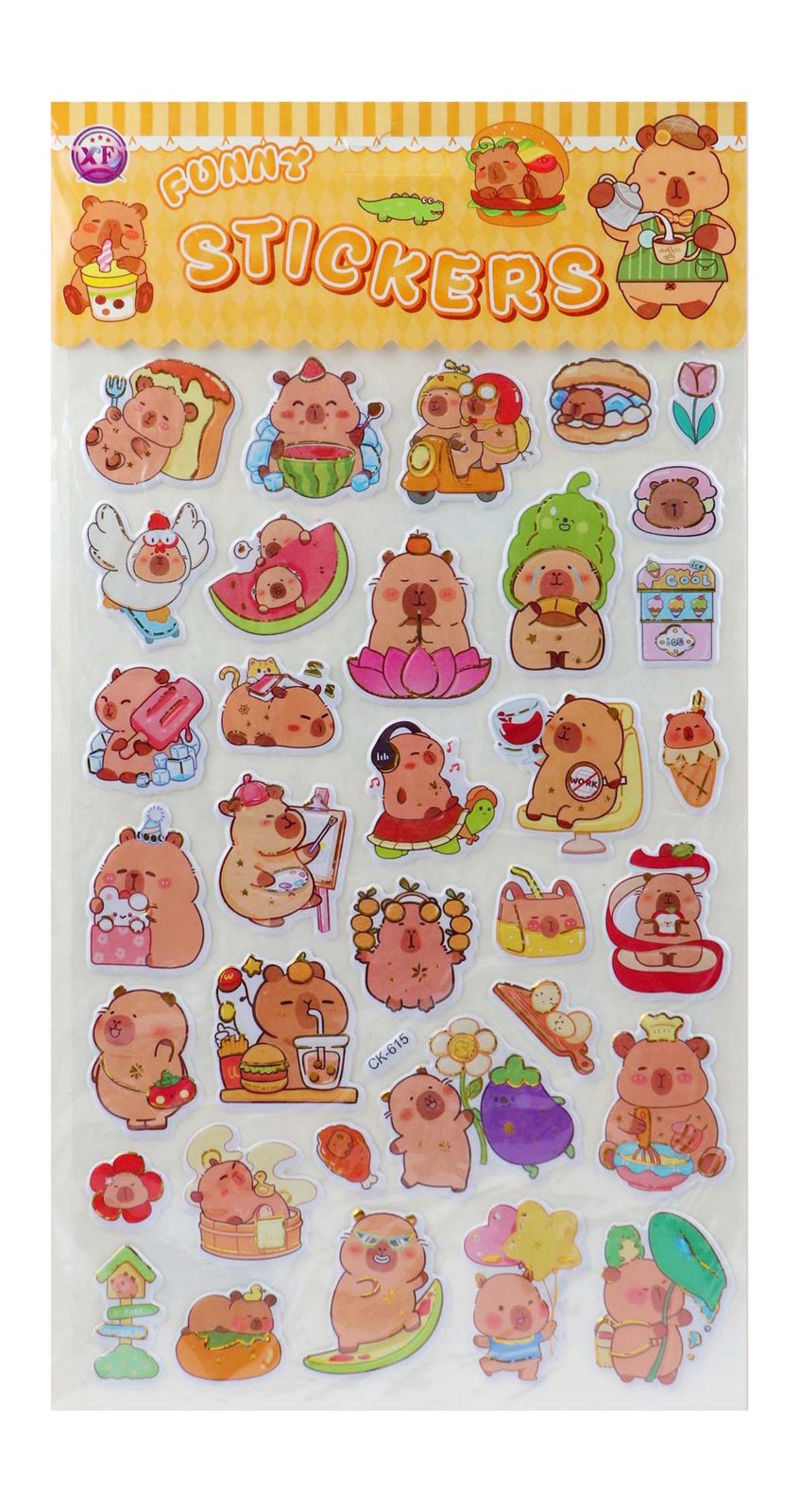 Midad Embossed Stickers MHS563