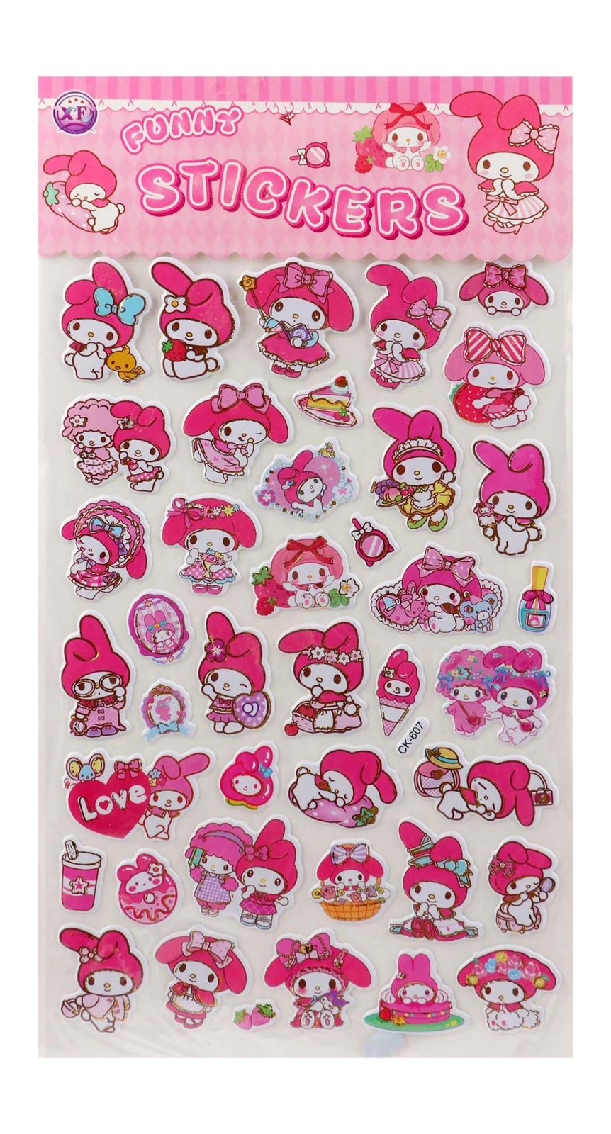 Midad Embossed Stickers MHS563