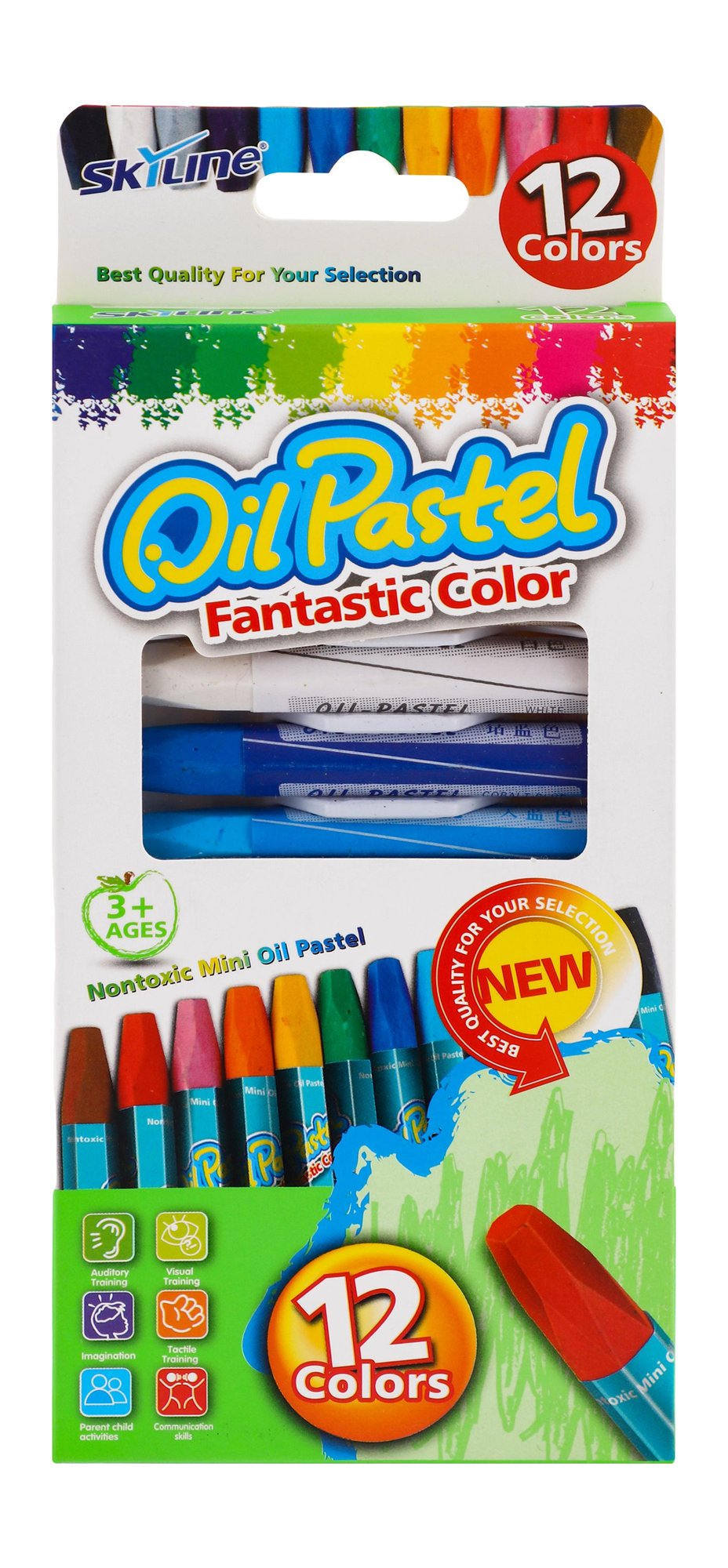 Mouse Boy Assorted Oil Pastels